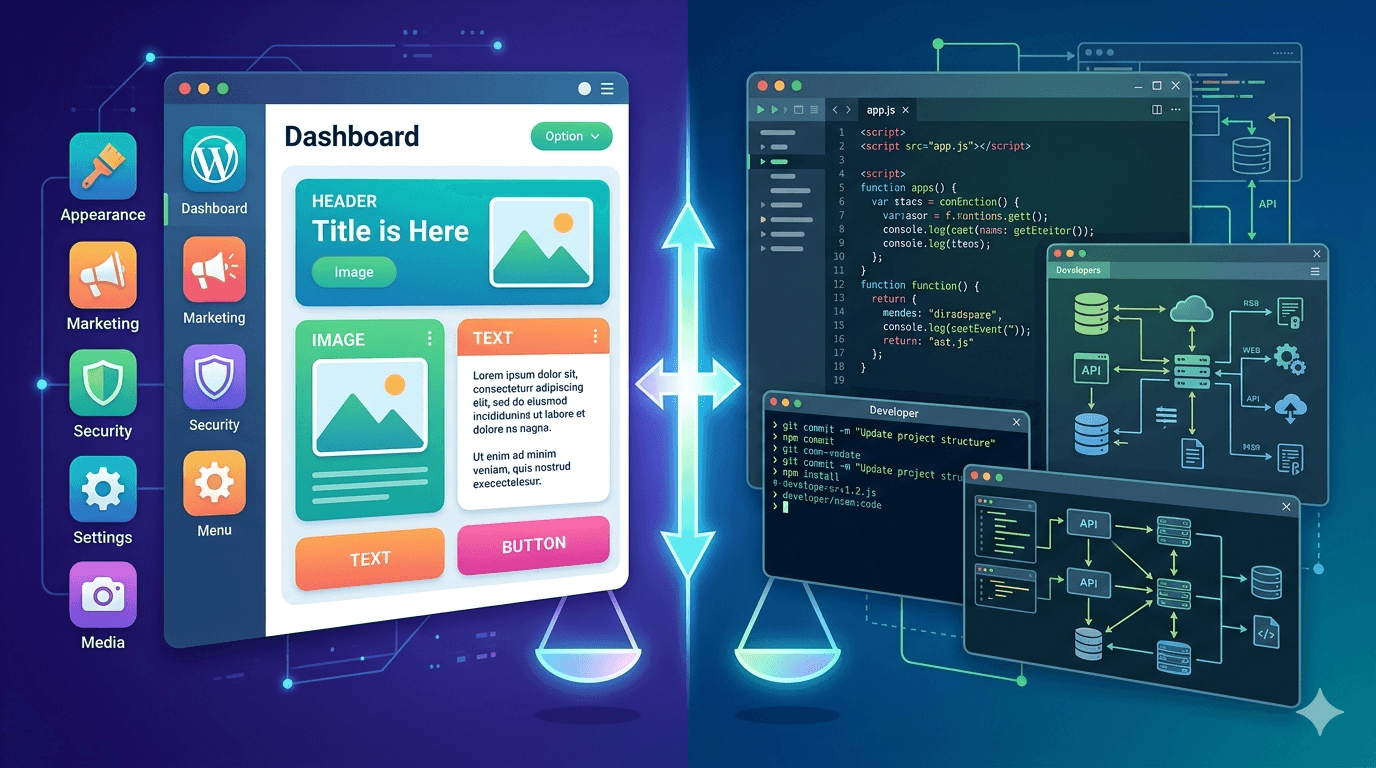 WordPress vs Desarrollo a Medida: ¿Cuál Necesita Tu Negocio?