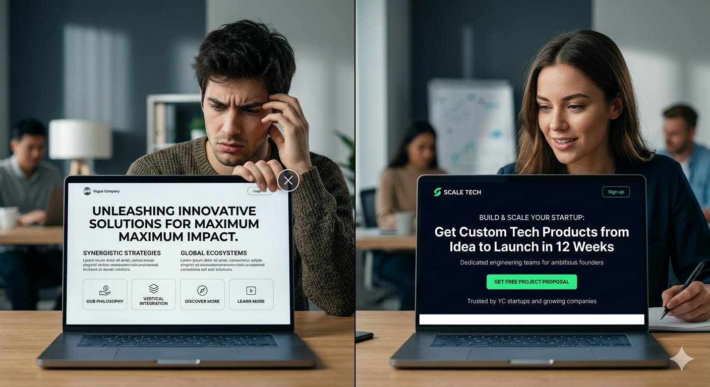 Sitio web sin conversión: analytics mostrando tráfico sin resultados